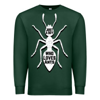 Sports Green Just A Boy Who Loves Ants Premium Sweatshirt - Bettercallsaul