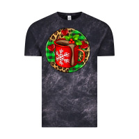 Cloud Black christmas hot chocolate and candies Vintage Tee - AdoDesignShop