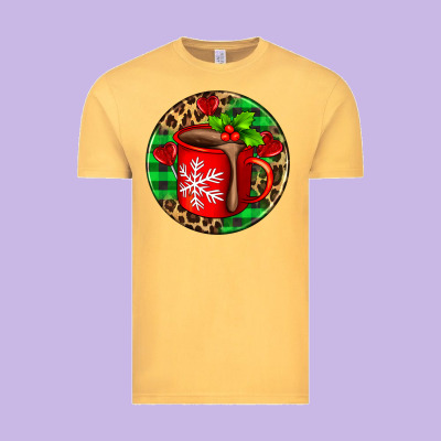 Christmas Hot Chocolate And Candies Vintage Tee Designed By Adodesignshop