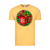 Vintage Mustard christmas hot chocolate and candies Vintage Tee - AdoDesignShop