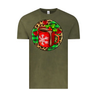 Vintage Olive christmas hot chocolate and candies Vintage Tee - AdoDesignShop