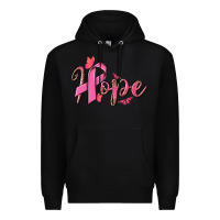 Black hope breast cancer Premium Hoodie - NancyCooperArtShop