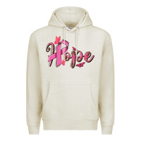 Oatmeal Heather hope breast cancer Premium Hoodie - NancyCooperArtShop