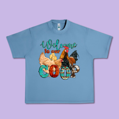 Welcome To Our Coop Urban Heavy Tee Designed By Artiststas