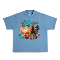 Pebble Blue welcome to our coop Urban Heavy Tee - Artiststas