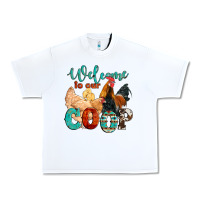 White welcome to our coop Urban Heavy Tee - Artiststas