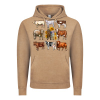 Vintage Coffee western cowsand sunflowers Vintage Hoodie - AdoDesignShop