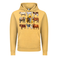 Vintage Mustard western cowsand sunflowers Vintage Hoodie - AdoDesignShop