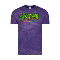 Peace Love St Patty's Day Vintage Tee | Teevron