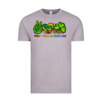 Vintage Zinc peace love st patty's day Vintage Tee - Artiststas