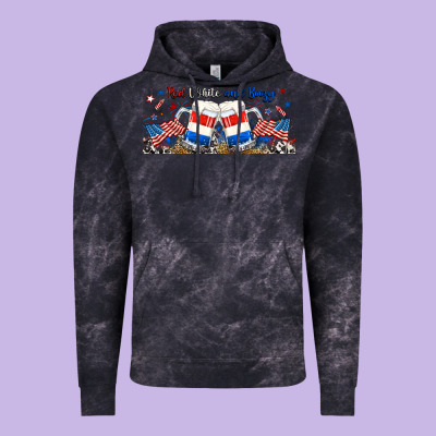 Red White And Boozy Libbey Glass Vintage Hoodie Designed By Ranaportraitstore