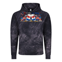 Cloud Black red white and boozy libbey glass Vintage Hoodie - RanaPortraitStore