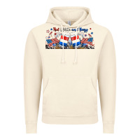 Vintage Artic red white and boozy libbey glass Vintage Hoodie - RanaPortraitStore