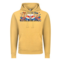 Vintage Mustard red white and boozy libbey glass Vintage Hoodie - RanaPortraitStore