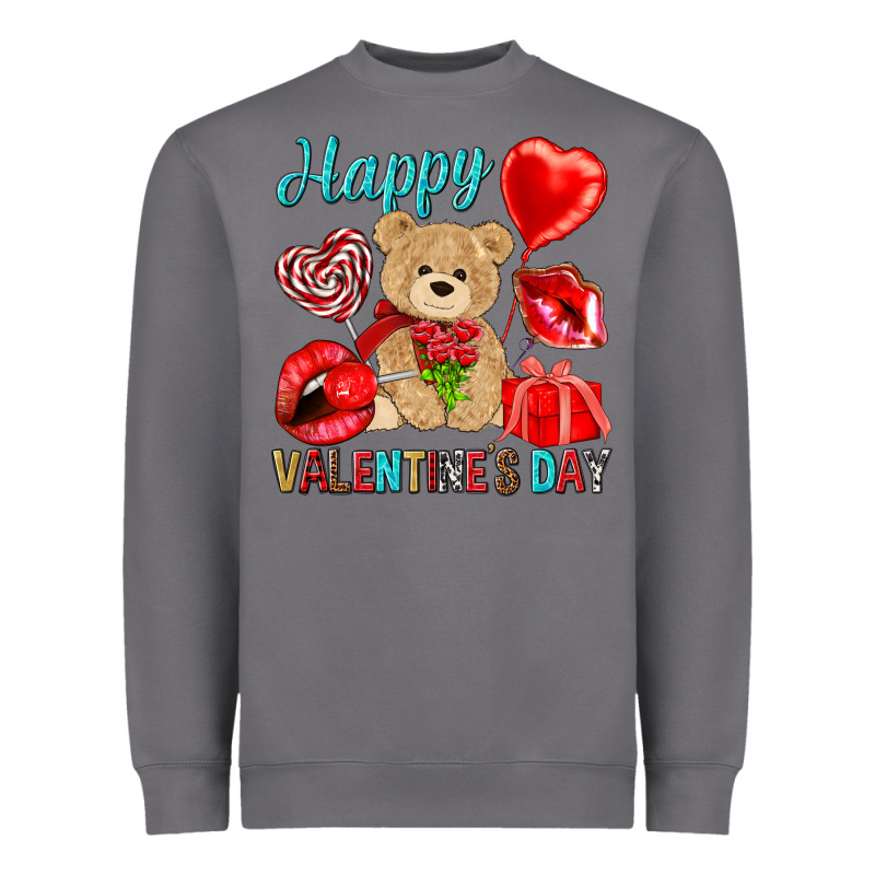Happy Valentines Day Heavyweight Sweatshirt by NancyCooperArtShop | Teevron
