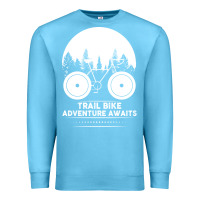 Ocean Blue Trail Bike Adventure Awaits Premium Sweatshirt - Bettercallsaul