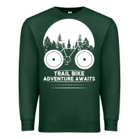 Sports Green Trail Bike Adventure Awaits Premium Sweatshirt - Bettercallsaul