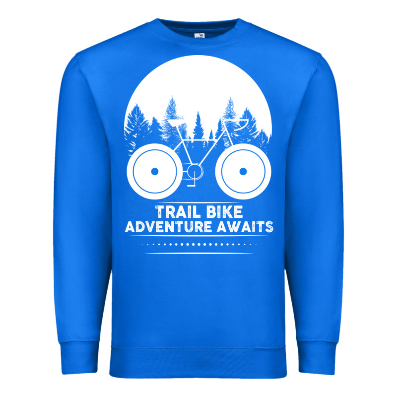 Trail Bike Adventure Awaits Premium Sweatshirt by Bettercallsaul | Teevron