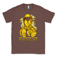Chestnut they never fight alone yellow ribbon with boxing g Classic Tee - NancyCooperArtShop