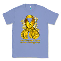 Colony Blue they never fight alone yellow ribbon with boxing g Classic Tee - NancyCooperArtShop