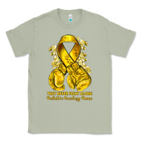 Matcha they never fight alone yellow ribbon with boxing g Classic Tee - NancyCooperArtShop