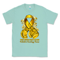 Seafoam they never fight alone yellow ribbon with boxing g Classic Tee - NancyCooperArtShop