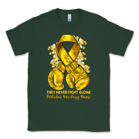 Sports Green they never fight alone yellow ribbon with boxing g Classic Tee - NancyCooperArtShop