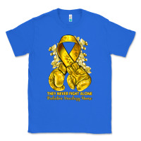 True Royal they never fight alone yellow ribbon with boxing g Classic Tee - NancyCooperArtShop