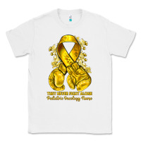 White they never fight alone yellow ribbon with boxing g Classic Tee - NancyCooperArtShop