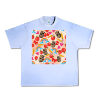 Grape Ice back to school seamless pattern 5 (3600x3600) Urban Heavy Tee - AdoDesignShop