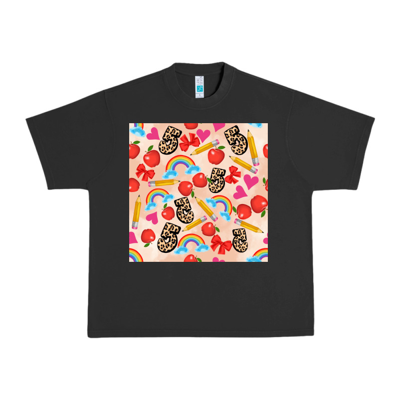 Back To School Seamless Pattern 5 (3600x3600) Urban Heavy Tee by AdoDesignShop | Teevron