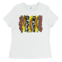 White softball brushstroke Ladies Tee - Zillion Design Studio
