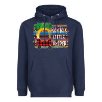 Navy Santas Little helper Heavyweight Hoodie - Bettercallsaul