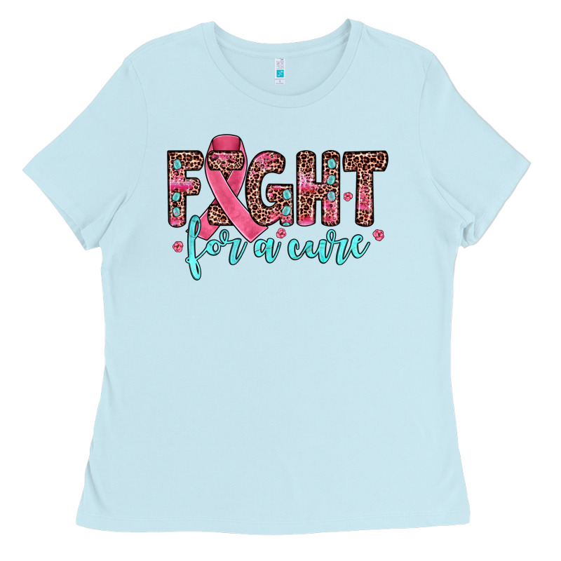 Fight For A Cure Ladies Tee by JahusDesignShop | Teevron