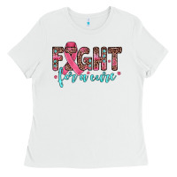 White fight for a cure Ladies Tee - JahusDesignShop