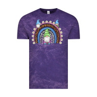 Cloud Purple easter gnome rainbow Vintage Tee - Artiststas