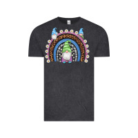Vintage Black easter gnome rainbow Vintage Tee - Artiststas