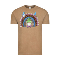Easter Gnome Rainbow Vintage Tee | Teevron