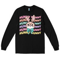 Black hunny bunny Long Sleeve Tee - MaliasSmallBusiness