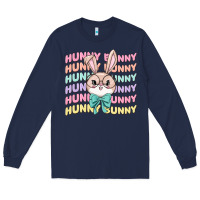 Navy hunny bunny Long Sleeve Tee - MaliasSmallBusiness