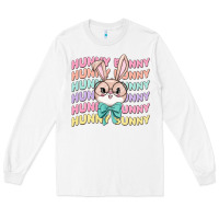 White hunny bunny Long Sleeve Tee - MaliasSmallBusiness