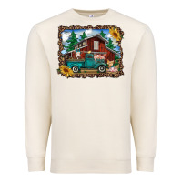 Sandshell western barn with farm animals Premium Sweatshirt - RanaPortraitStore