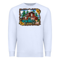 White western barn with farm animals Premium Sweatshirt - RanaPortraitStore