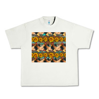 Pistachio seamless poultry farm sunflowers chicken coop tumbler Urban Heavy Tee - Artiststas