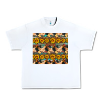 White seamless poultry farm sunflowers chicken coop tumbler Urban Heavy Tee - Artiststas