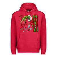 Cardinal Christmas Character Premium Hoodie - NancyCooperArtShop