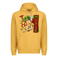 Mustard Christmas Character Premium Hoodie - NancyCooperArtShop