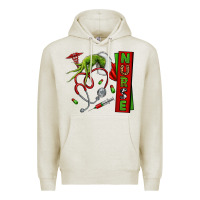 Oatmeal Heather Christmas Character Premium Hoodie - NancyCooperArtShop