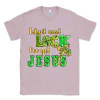 Lilac i dont need luck i have got jesus Classic Tee - AdoDesignShop