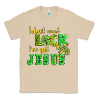 Mushroom i dont need luck i have got jesus Classic Tee - AdoDesignShop
